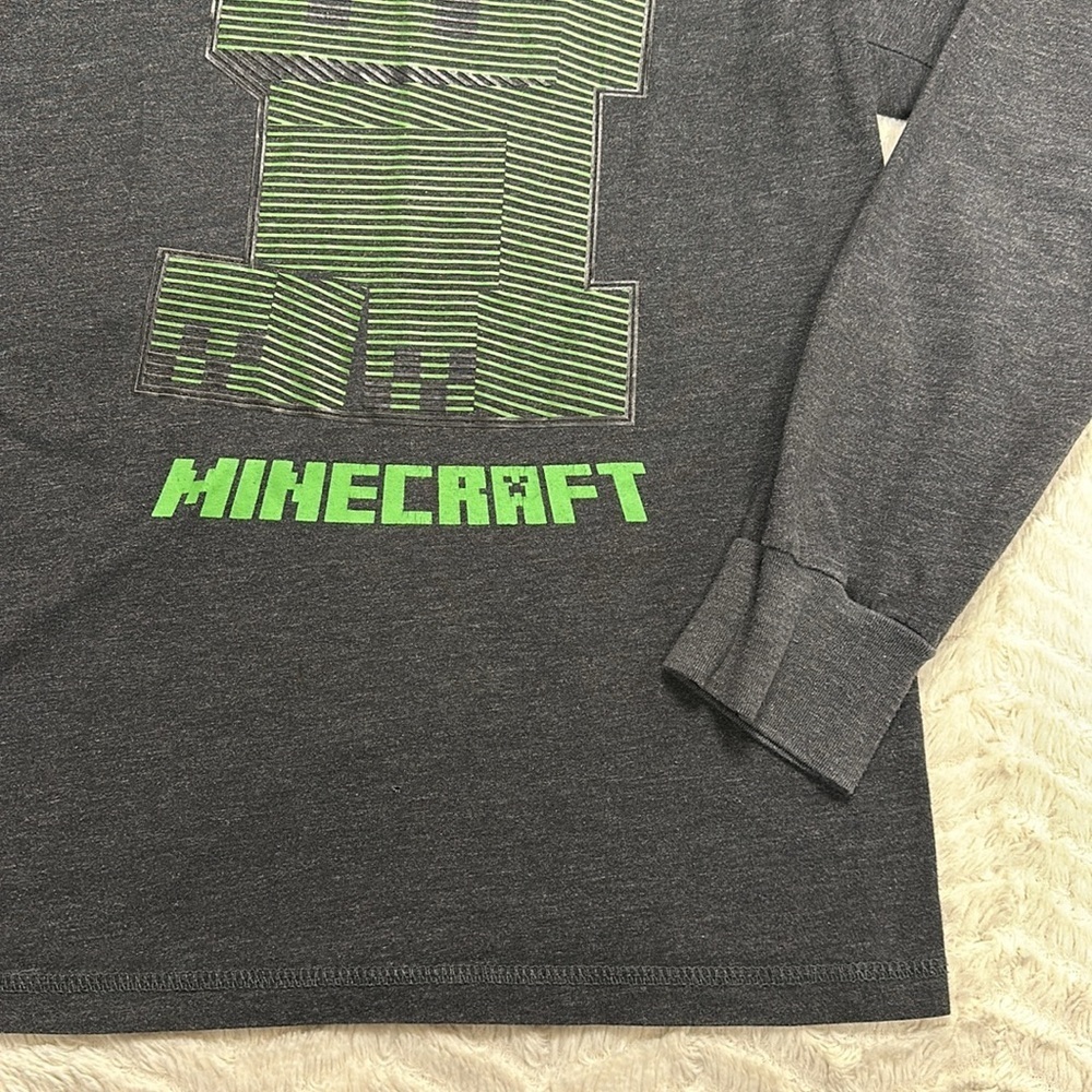 Mojang - Jinx Minecraft Creeper Long Sleeve Boys Girls Crew Neck Graphic, L - Picture 4 of 5